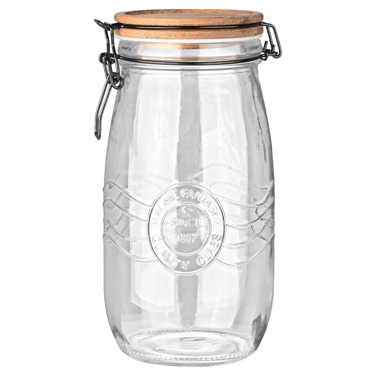 ESTIA ESTIA ΔΟΧΕΙΟ ΑΠΟΘΗΚΕΥΣΗΣ ALLURE ΓΥΑΛΙΝΟ 2000ml ΜΕ ΚΛΙΠ ΚΑΠΑΚΙ