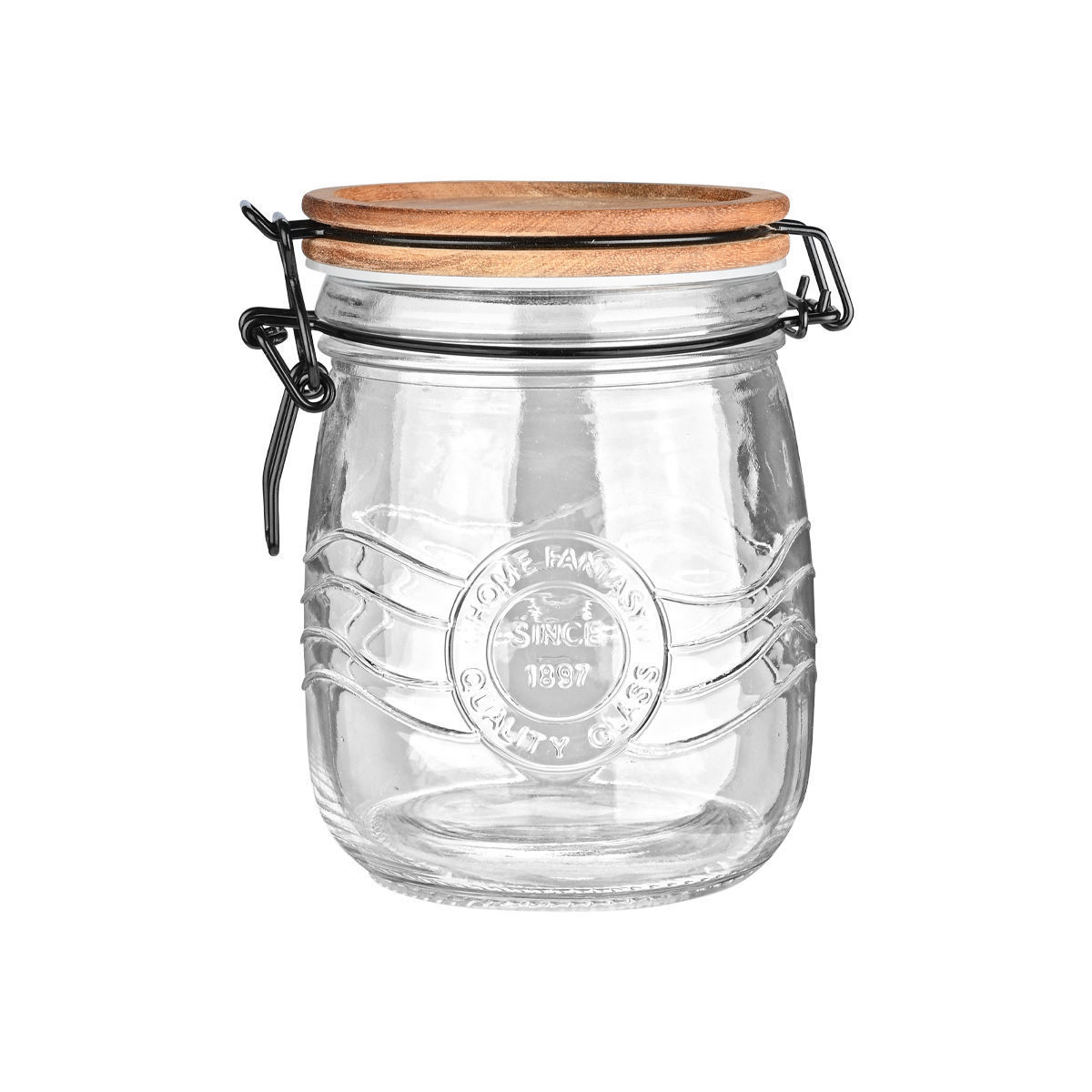 ESTIA ESTIA ΔΟΧΕΙΟ ΑΠΟΘΗΚΕΥΣΗΣ ALLURE ΓΥΑΛΙΝΟ 750ml ΜΕ ΚΛΙΠ ΚΑΠΑΚΙ