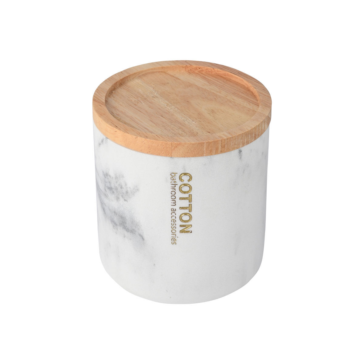 Estia Δοχείο για βαμβάκι MARBLE