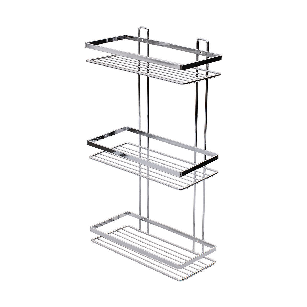 ESTIA ESTIA ΕΤΑΖΕΡΑ ELEGANT ΜΕΤΑΛΛΙΚΗ ΙΣΙΑ 3 ΘΕΣΕΩΝ 46x25x12.5cm ΧΡΩΜΙΟΥ