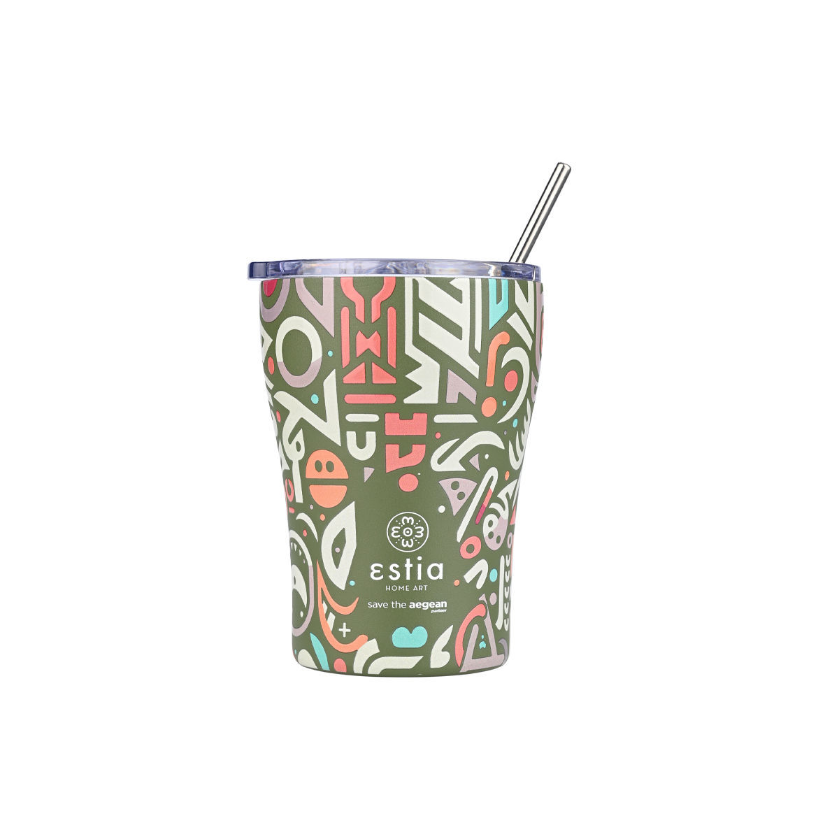 ESTIA ESTIA ΘΕΡΜΟΣ COFFEE MUG SAVE THE AEGEAN 350ml GEOVIVID
