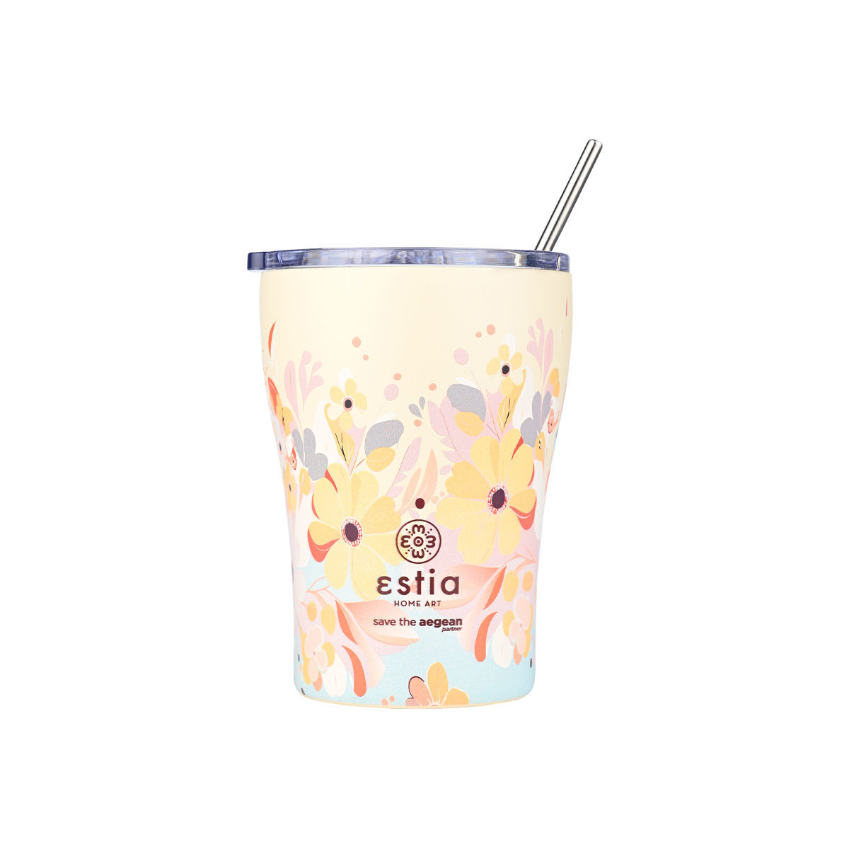 ESTIA ESTIA ΘΕΡΜΟΣ COFFEE MUG SAVE THE AEGEAN 350ml SPRING SONATA