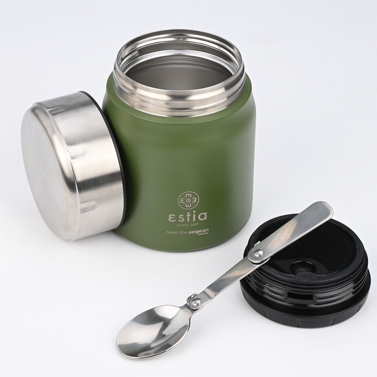 Estia Θερμός Lunch Pot SAVE THE AEGEAN 0.5lt Forest Spirit