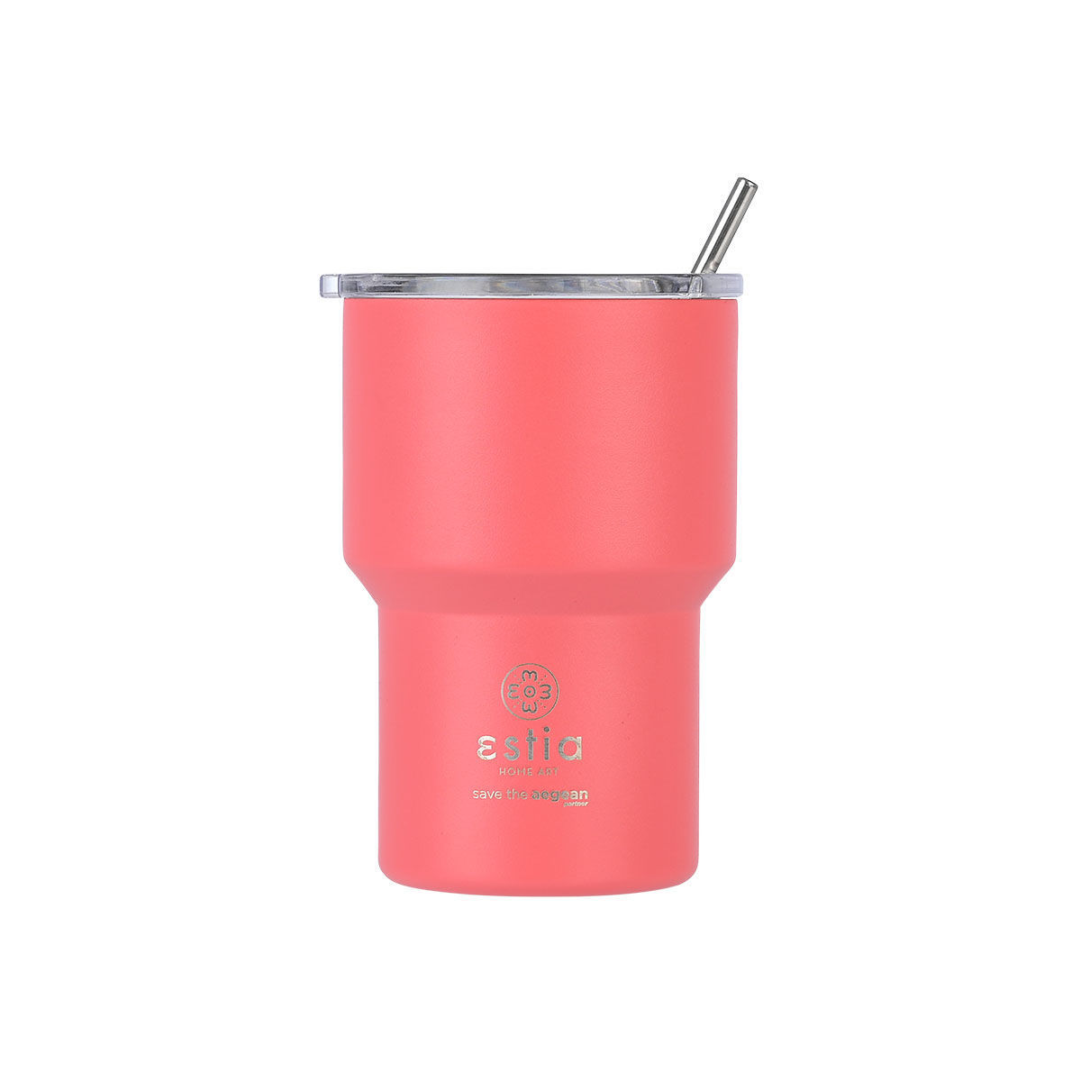 ESTIA ESTIA ΘΕΡΜΟΣ MUG LITE SAVE THE AEGEAN 400ml FUSION CORAL