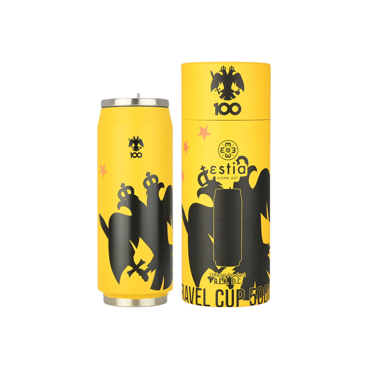 ESTIA ESTIA ΘΕΡΜΟΣ TRAVEL CUP AEK BC EDITION 500ml