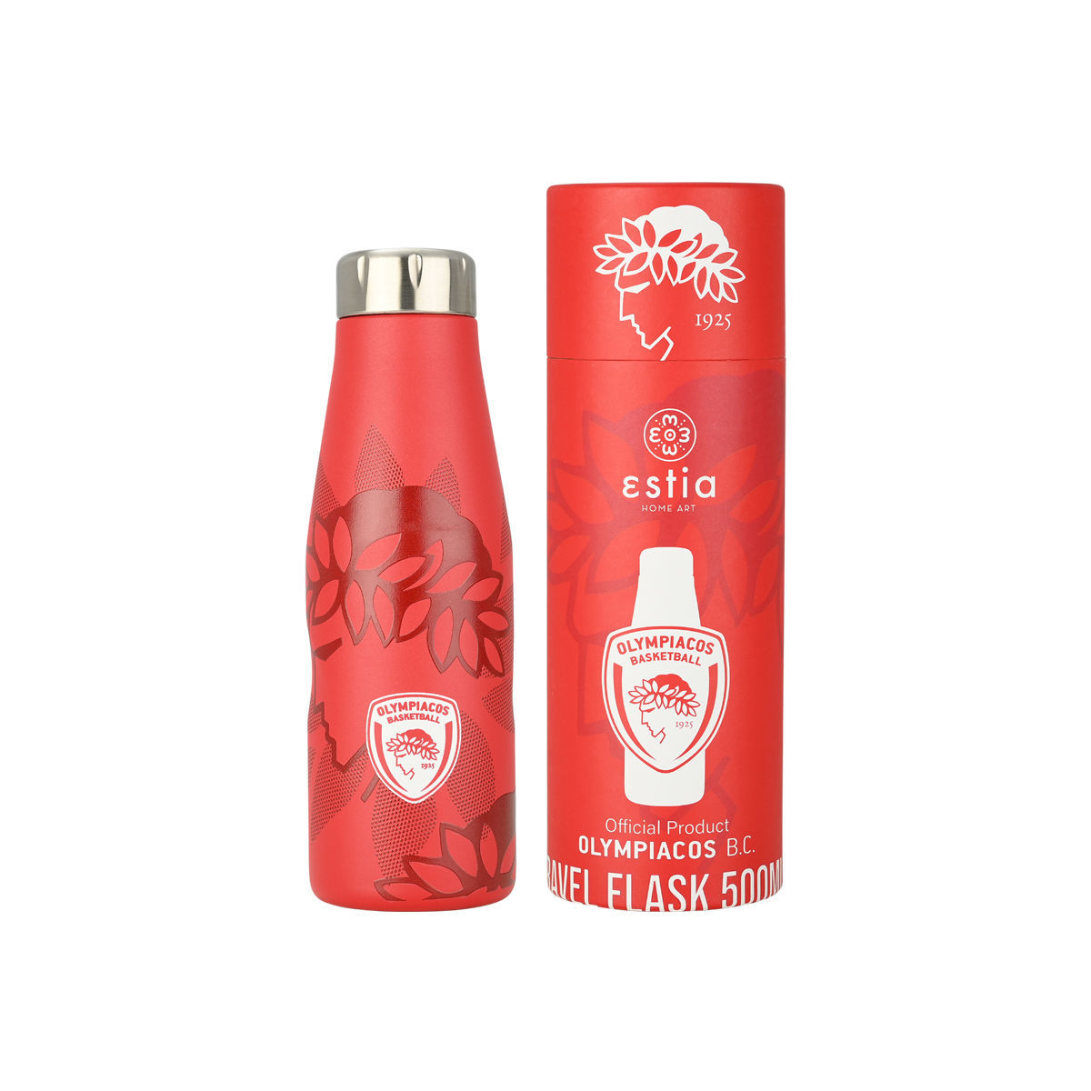 ESTIA ESTIA ΘΕΡΜΟΣ TRAVEL FLASK OLYMPIACOS BC EDITION 500ml