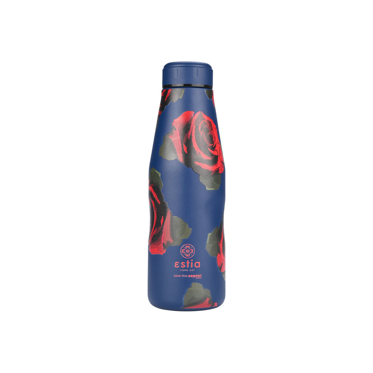 ESTIA ESTIA ΘΕΡΜΟΣ TRAVEL FLASK SAVE THE AEGEAN 500ml ELECTRIC ROSES