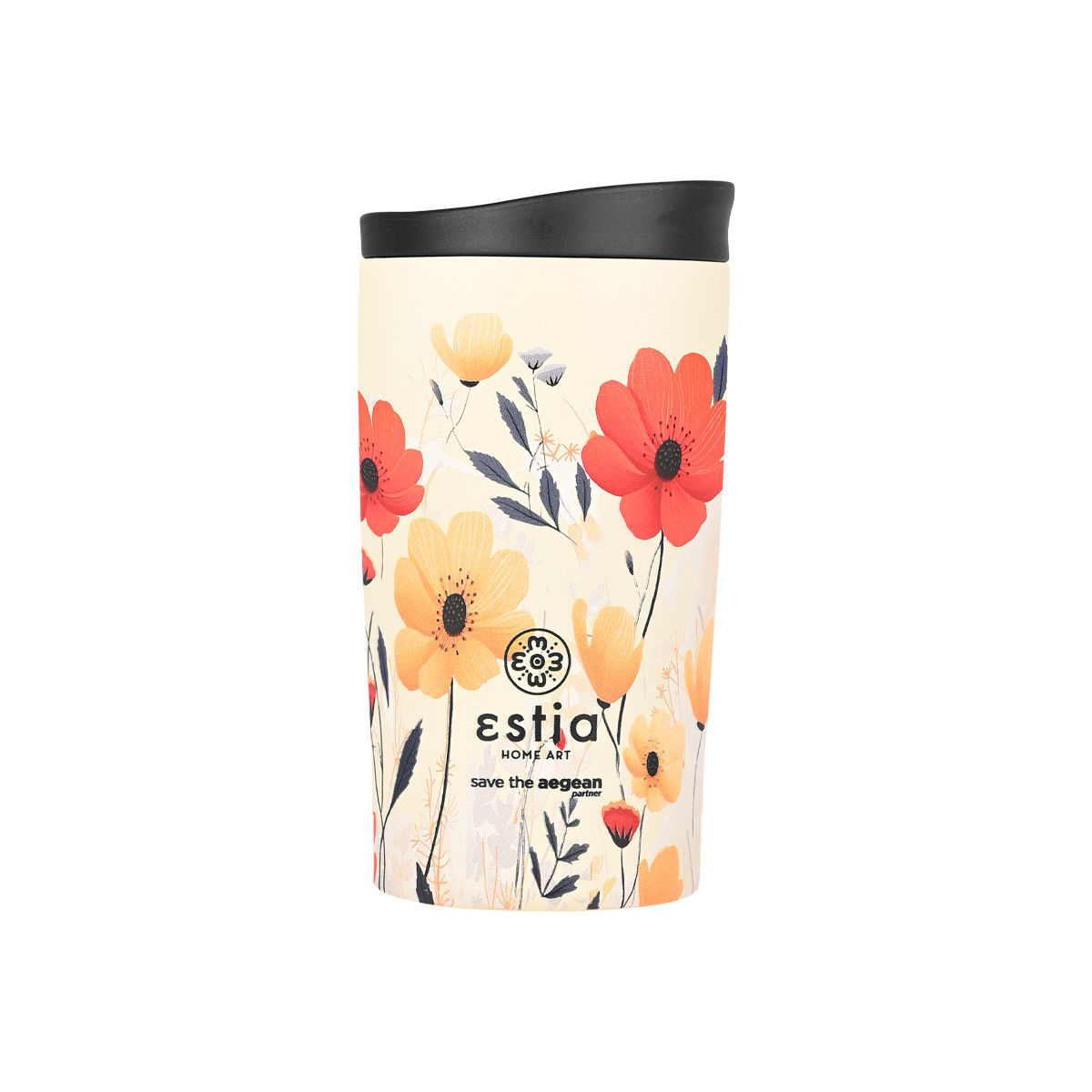 ESTIA ESTIA ΘΕΡΜΟΣ TRAVEL MUG SAVE THE AEGEAN 350ml SUMMER REVERIE