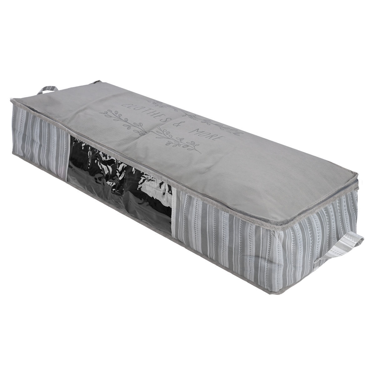 ESTIA ESTIA ΘΗΚΗ ΑΠΟΘΗΚΕΥΣΗΣ NON WOVEN ΥΦΑΣΜΑΤΙΝΗ 100x50x20cm ΜΕ ΠΑΡΑΘΥΡΟ IVORY