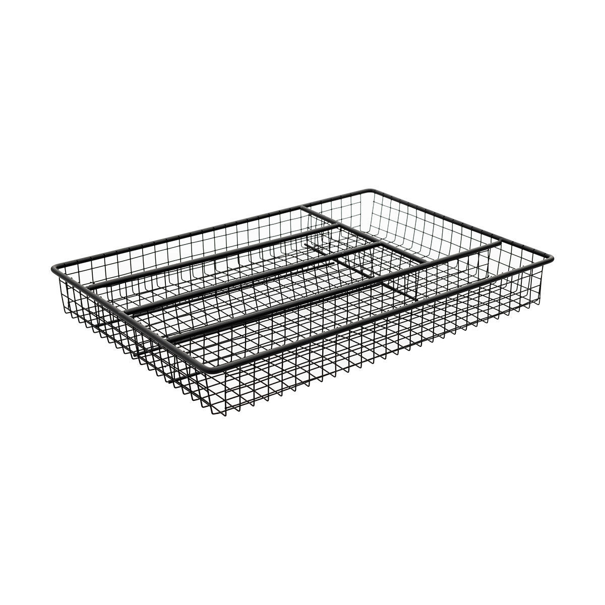 Estia Θήκη συρταριού METAL BLACK μεταλλική 36x26cm Μαύρη