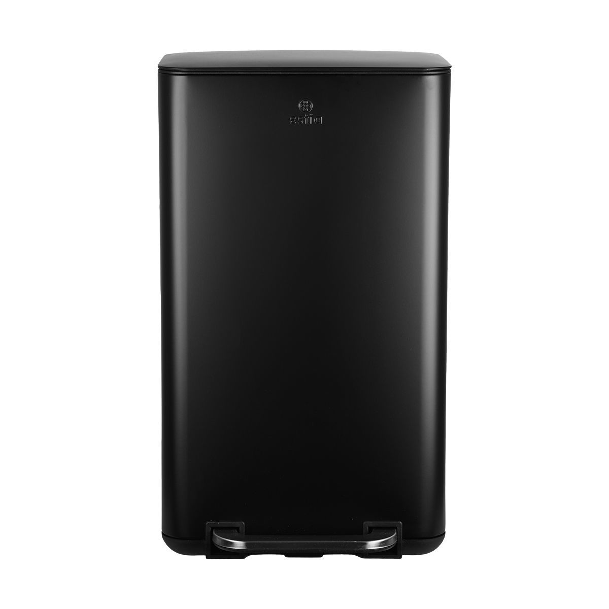 ESTIA ESTIA ΚΑΔΟΣ ΑΠΟΡΡΙΜΑΤΩΝ CUBIC SOFT CLOSE 30lt ΜΑΥΡΟΣ