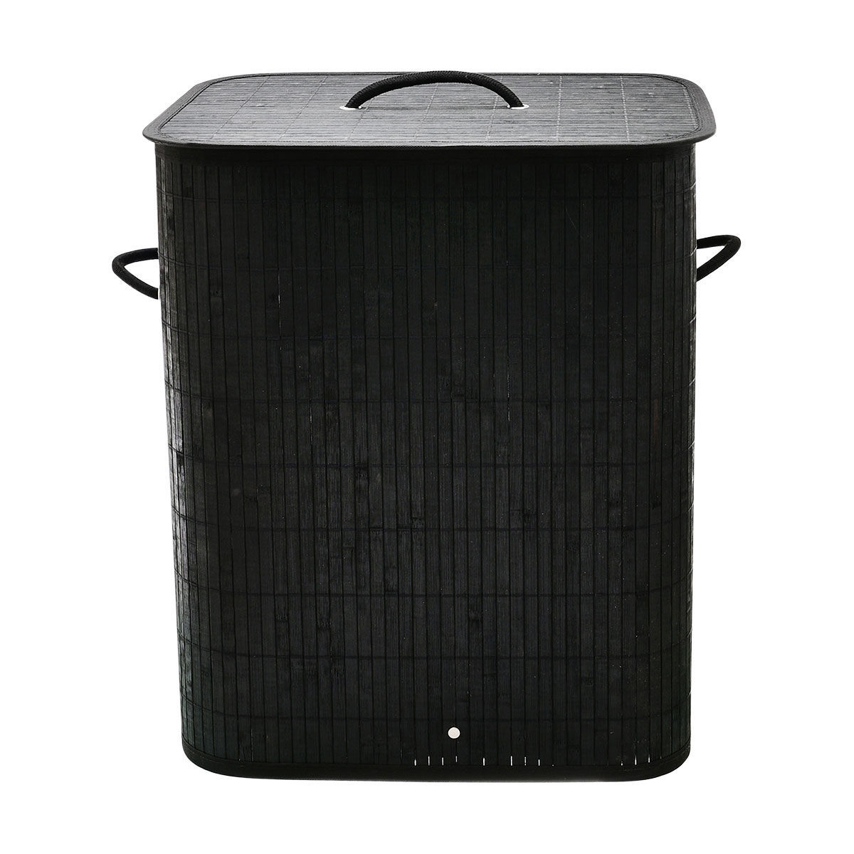 ESTIA ESTIA ΚΑΛΑΘΙ ΑΠΛΥΤΩΝ BAMBOO ESSENTIALS ΠΤΥΣΣΟΜΕΝΟ ΟΡΘΟΓΩΝΙΟ 60lt ΜΑΥΡΟ