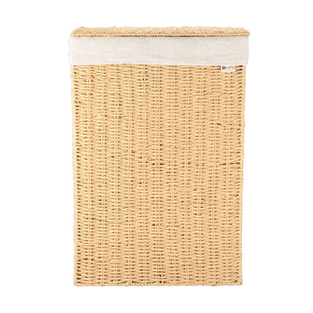 ESTIA ESTIA ΚΑΛΑΘΙ ΑΠΛΥΤΩΝ BOTANICA 38x22x55cm ME ΕΣΩΤΕΡΙΚΗ ΕΠΕΝΔΥΣΗ & ΚΑΠΑΚΙ ΟΡΘΟΓΩΝΙΟ