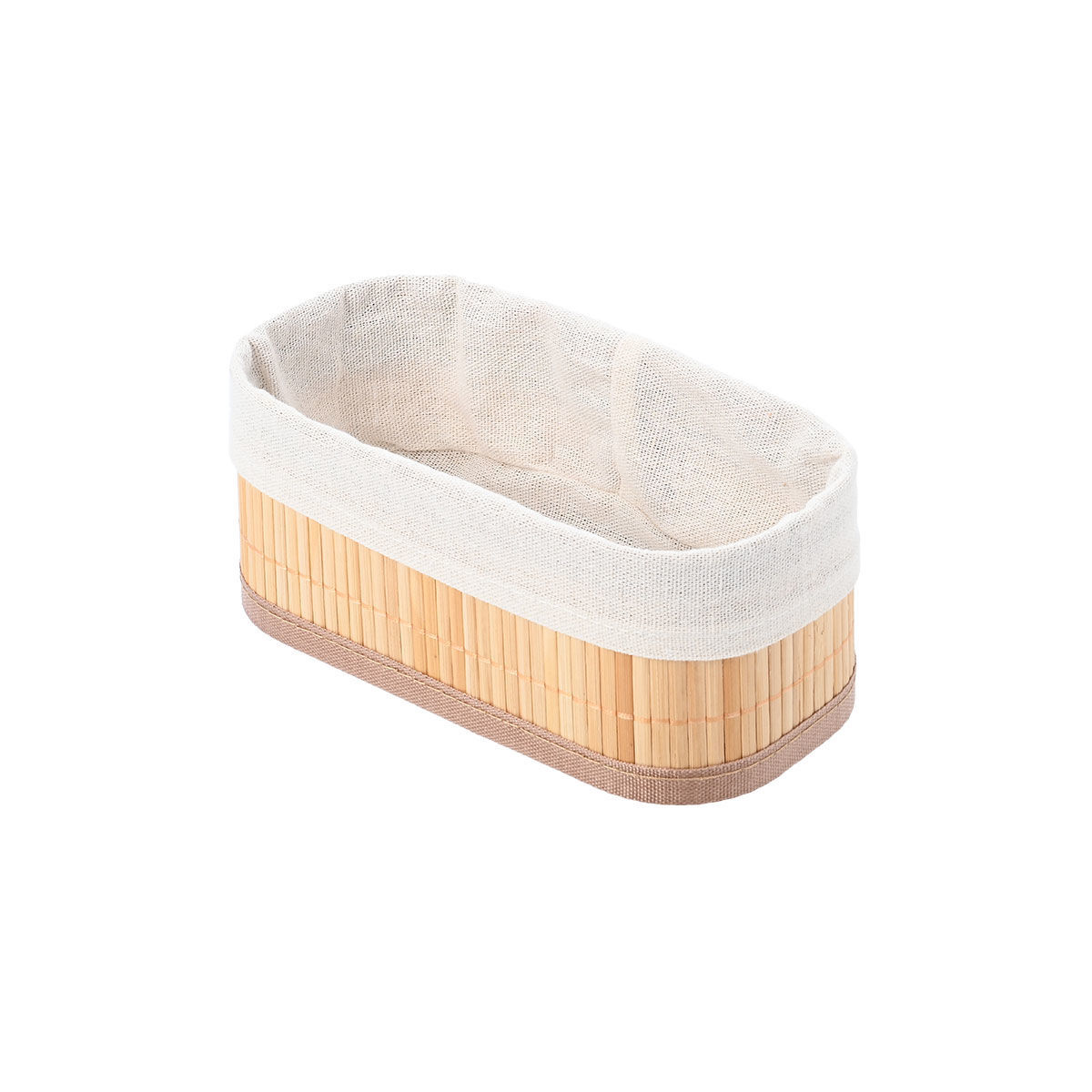 Estia Καλάθι οργάνωσης BAMBOO ESSENTIALS 19.5x10cm με επένδυση