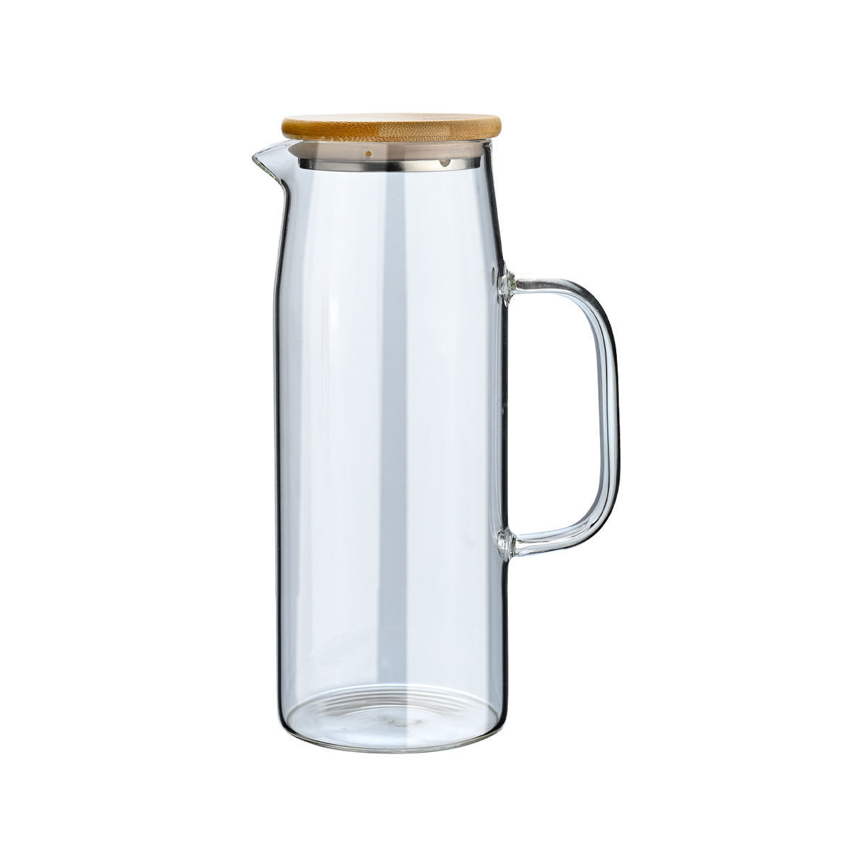 Estia Κανάτα BAMBOO ESSENTIALS γυάλινη 1000ml με καπάκι