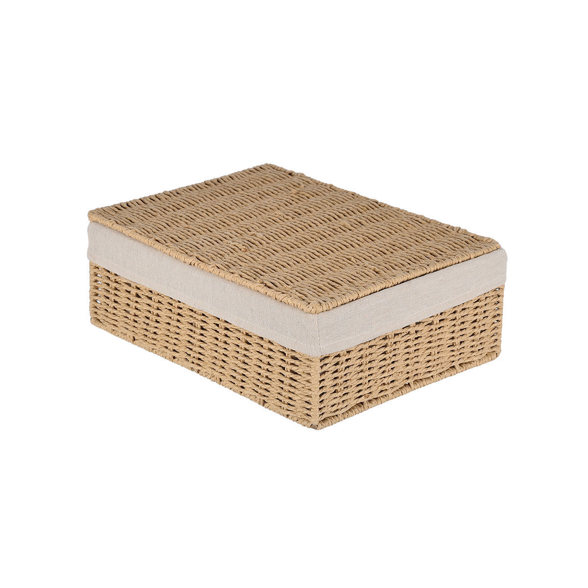 Estia Κουτί αποθήκευσης & οργάνωσης BOTANICA 32x24x12cm με εσωτερική επένδυση & καπάκι