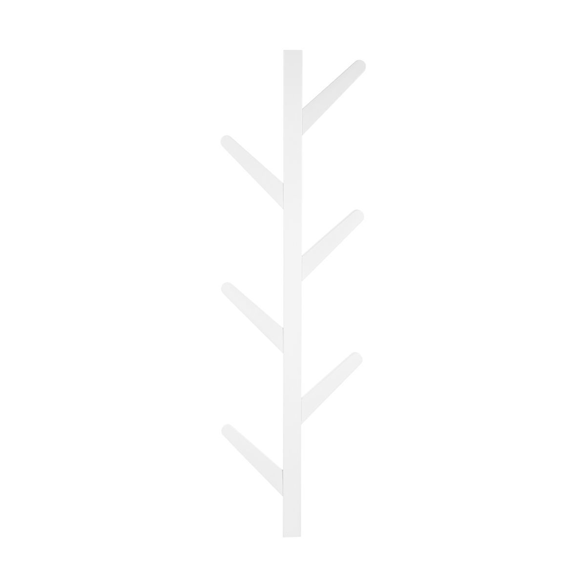 ESTIA ESTIA ΚΡΕΜΑΣΤΡΑ ΤΟΙΧΟΥ BAMBOO ΚΑΘΕΤΗ 6 ΘΕΣΕΩΝ ΜΕ ΠΛΑΚΕ ΓΑΝΤΖΟΥΣ ΛΕΥΚΗ