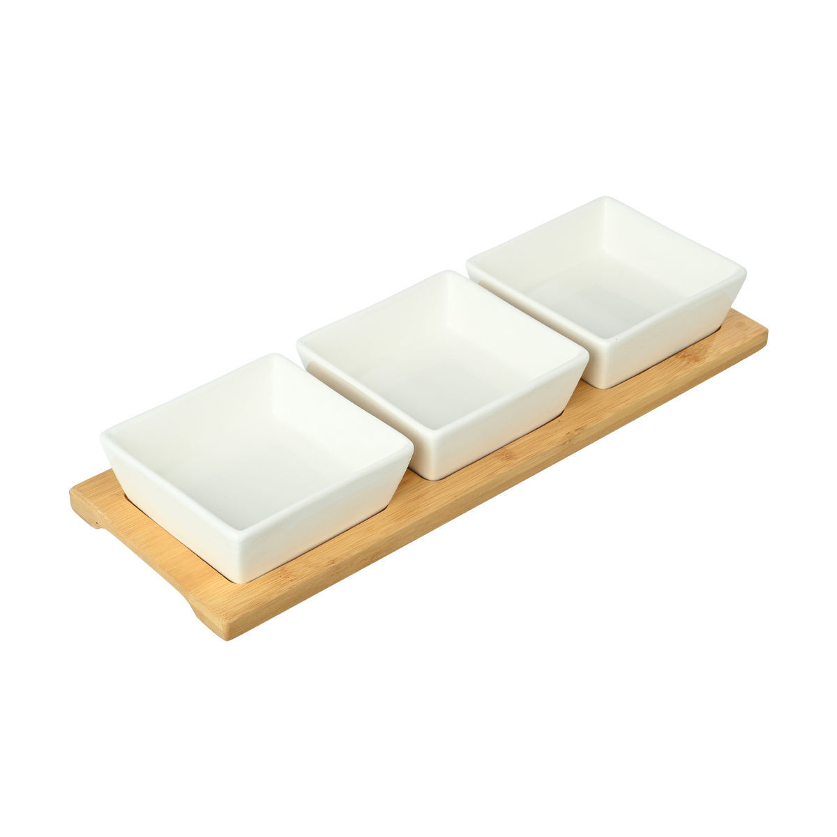 Estia Μπολάκια BAMBOO ESSENTIALS με βάση Bamboo Σετ 3 τεμ.