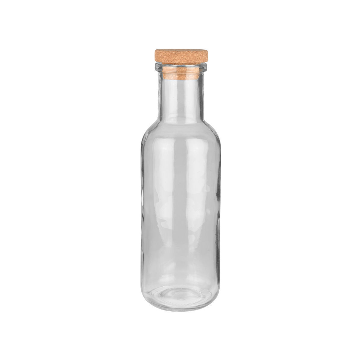 Estia Μπουκάλι γυάλινο 1000ml με καπάκι φελλού Γκρί