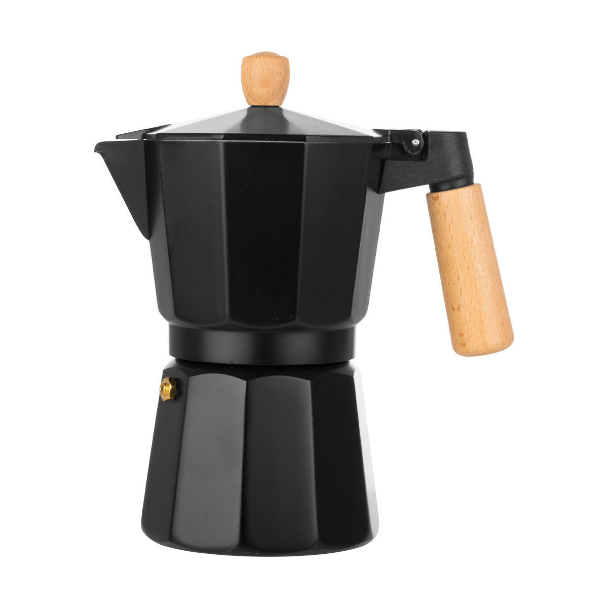 Estia Μπρίκι Espresso 150ml με σώμα αλουμινίου Μαύρο