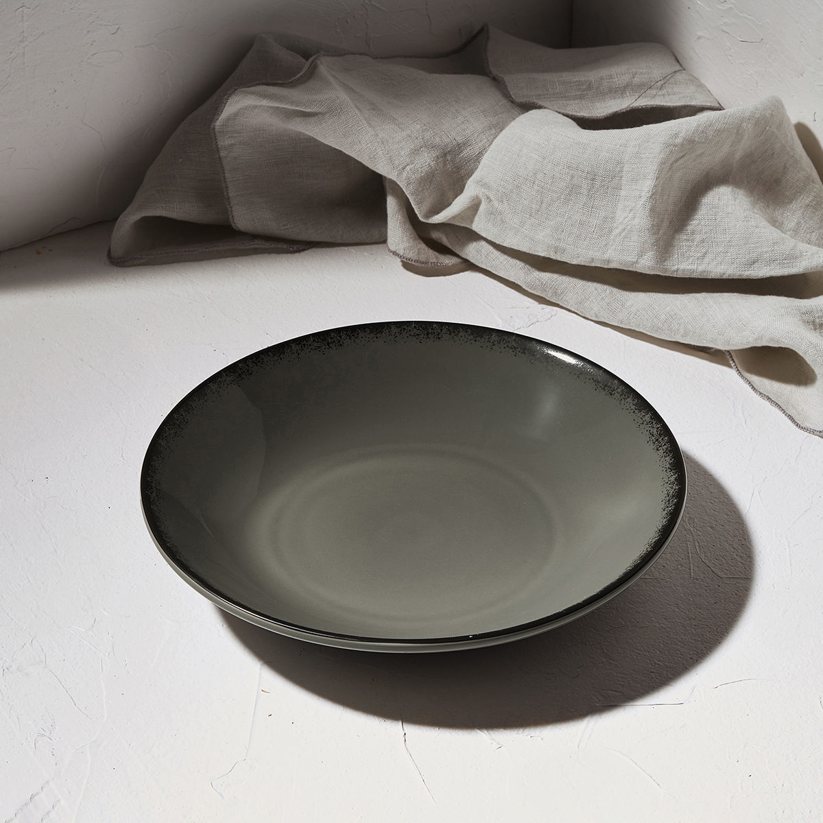 ESTIA ESTIA ΠΙΑΤΟ ΒΑΘΥ PEARL ΠΟΡΣΕΛΑΝΙΝΟ 23cm GREY