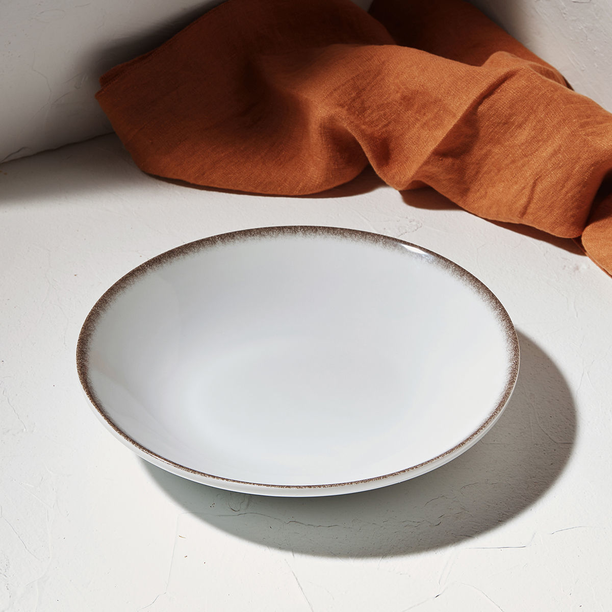 ESTIA ESTIA ΠΙΑΤΟ ΒΑΘΥ PEARL ΠΟΡΣΕΛΑΝΙΝΟ 23cm WHITE