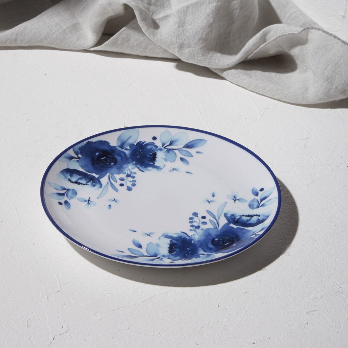 ESTIA ESTIA ΠΙΑΤΟ ΡΗΧΟ BLUE ROSE ΠΟΡΣΕΛΑΝΙΝΟ 20cm
