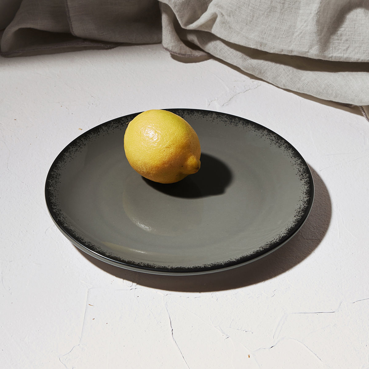 ESTIA ESTIA ΠΙΑΤΟ ΡΗΧΟ PEARL ΠΟΡΣΕΛΑΝΙΝΟ 21cm GREY