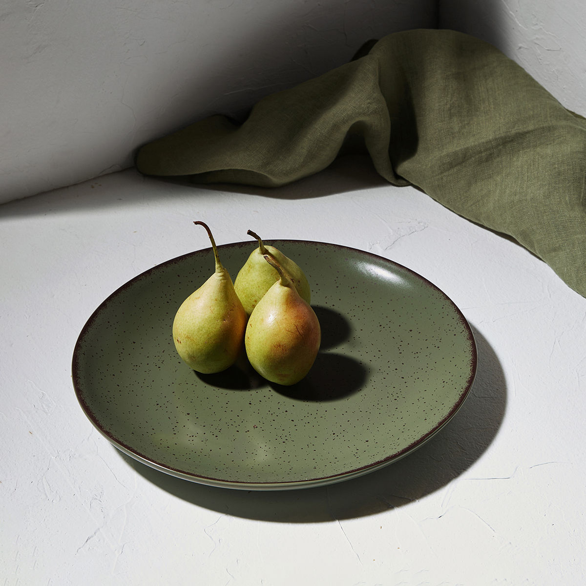 ESTIA ESTIA ΠΙΑΤΟ ΡΗΧΟ TERRA ΠΟΡΣΕΛΑΝΙΝΟ 21cm GREEN