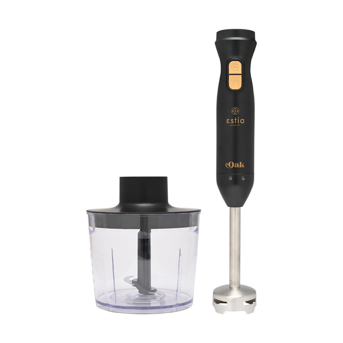 ESTIA ESTIA ΡΑΒΔΟΜΠΛΕΝΤΕΡ OAK 800w ΜΕ ΔΟΧΕΙΟ ΑΝΑΜΕΙΞΗΣ 500ml