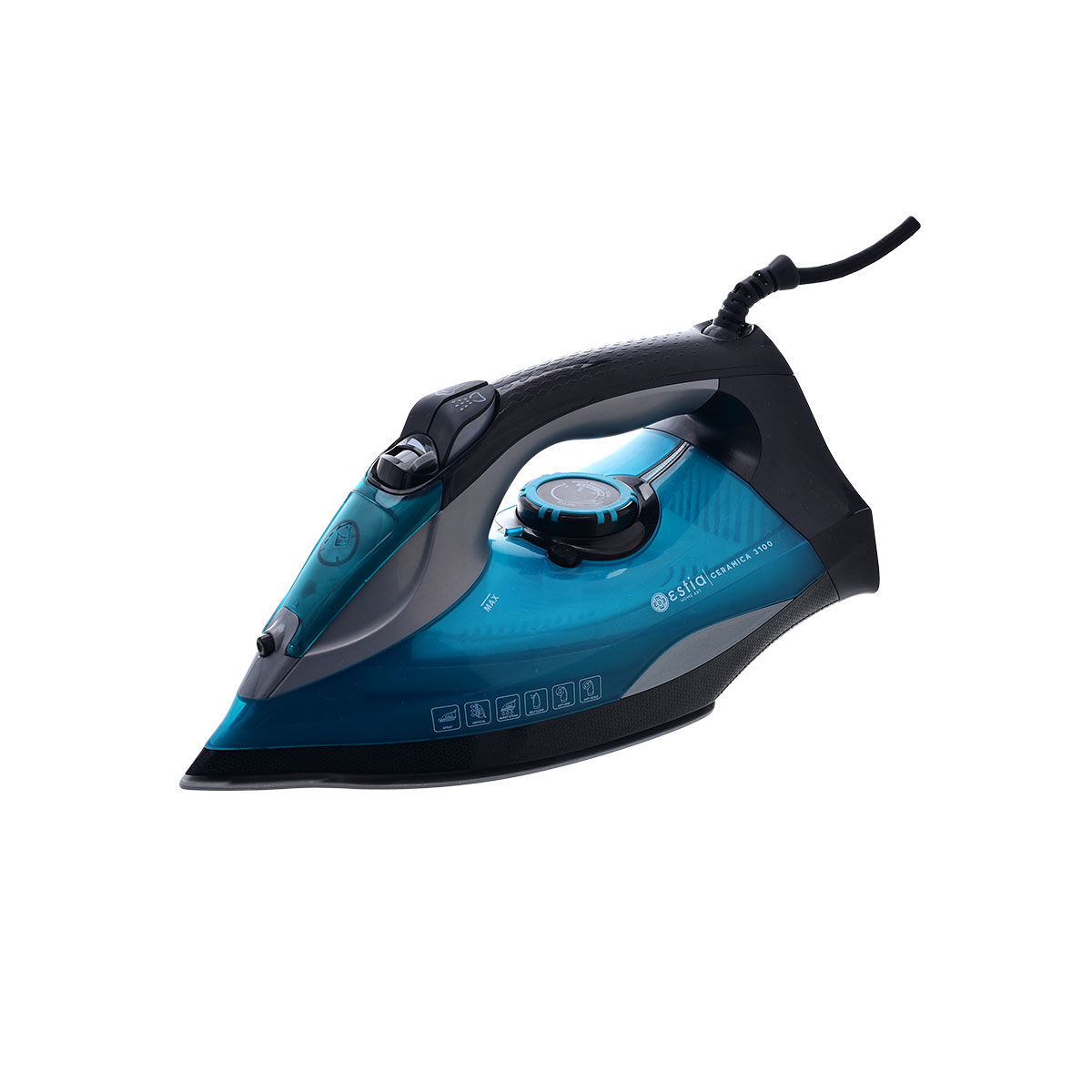 ESTIA ESTIA ΣΙΔΕΡΟ ΑΤΜΟΥ CERAMICA ΜΕ ΚΕΡΑΜΙΚΗ ΠΛΑΚΑ 3100w