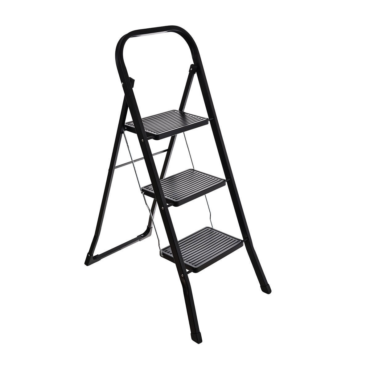 ESTIA ESTIA ΣΚΑΛΟΣΚΑΜΠΟ NEO BLACK ΜΕ 3 ΣΚΑΛΙΑ 46x71x105cm