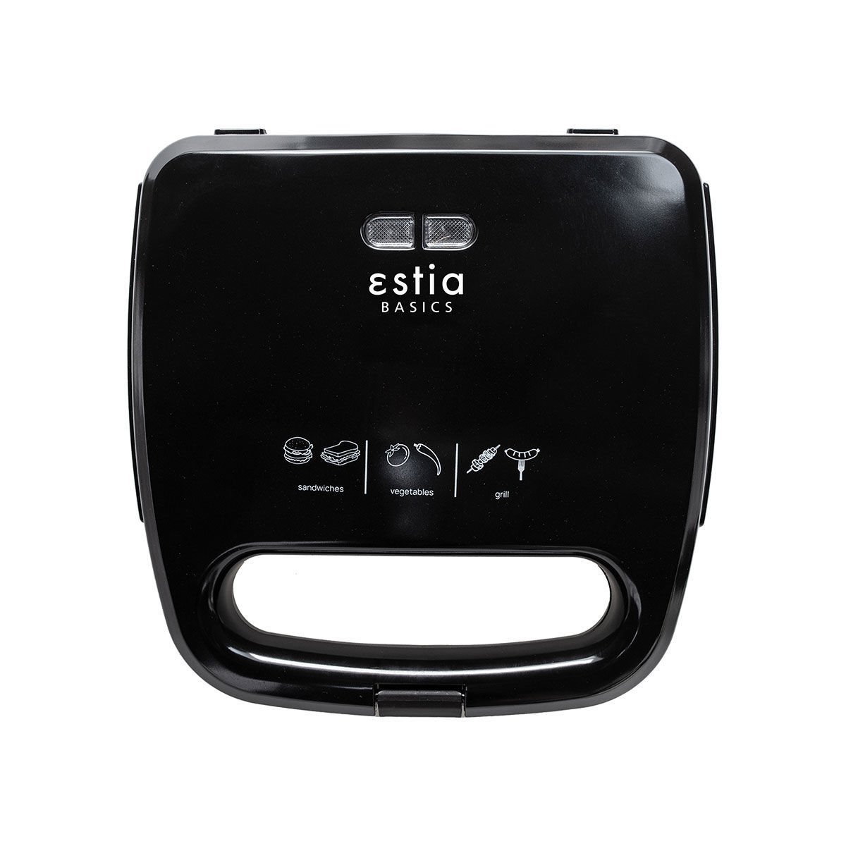 Estia ΤΟΣΤΙΕΡΑ BLACK PLUS 2 ΘΕΣΕΩΝ 750w ΜΑΥΡΗ