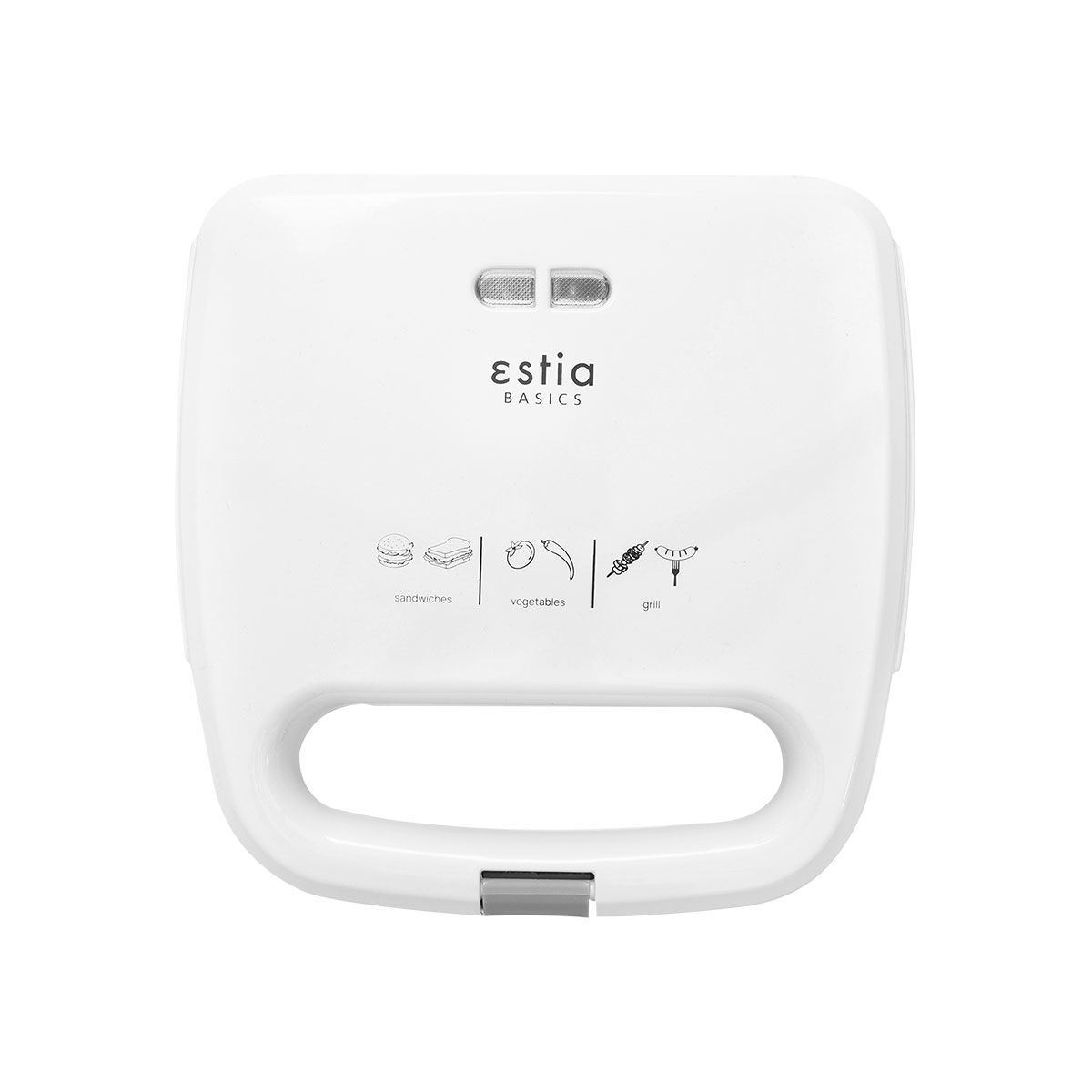 Estia ΤΟΣΤΙΕΡΑ GUSTO WHITE 2 ΘΕΣΕΩΝ 750w ΛΕΥΚΗ