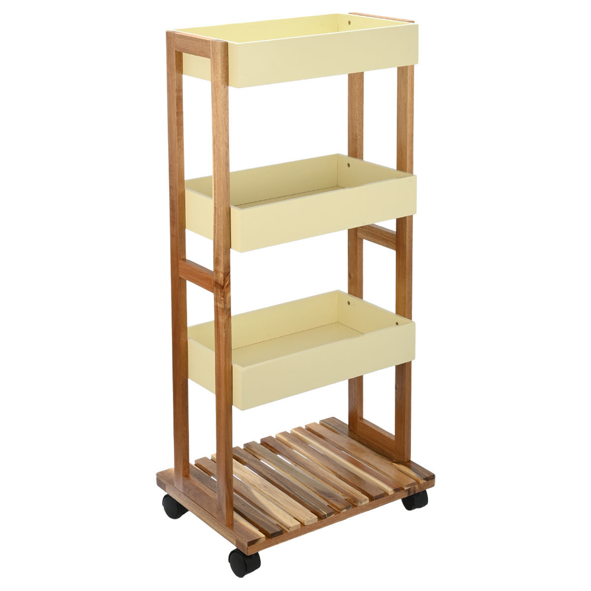 ESTIA ESTIA ΤΡΟΛΕΪ ΑΠΟΘΗΚΕΥΣΗΣ ALLURE 4 ΕΠΙΠΕΔΩΝ IVORY