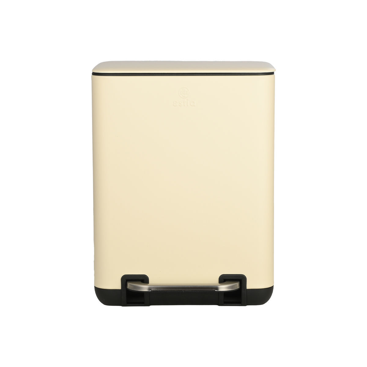 ESTIA ESTIA ΧΑΡΤΟΔΟΧΕΙΟ ΜΠΑΝΙΟΥ CUBIC SOFT CLOSE 6lt IVORY