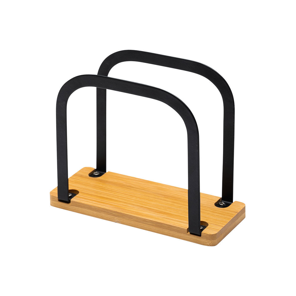 ESTIA ESTIA ΧΑΡΤΟΠΕΤΣΕΤΟΘΗΚΗ BAMBOO ESSENTIALS ΟΡΘΙΑ ΜΕΤΑΛΛΙΚΗ ΜΑΥΡΗ