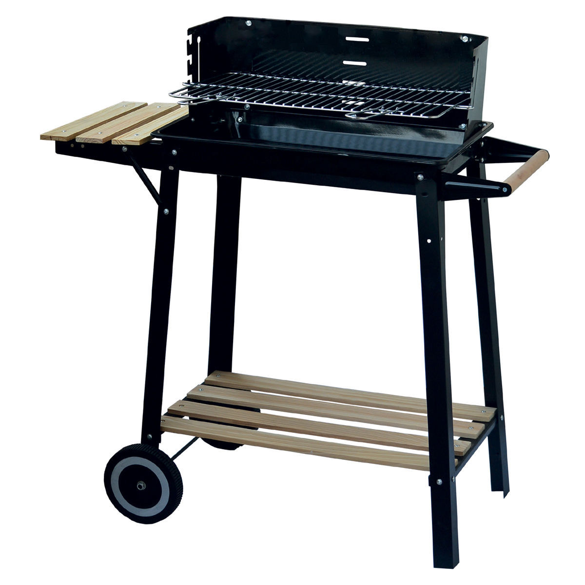 ESTIA ESTIA ΨΗΣΤΑΡΙΑ BBQ TWIN ΜΕ ΡΟΔΕΣ ΜΕΤΑΦΟΡΑΣ