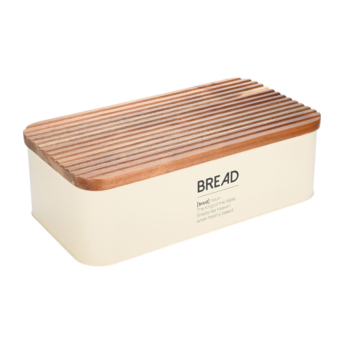 Estia Ψωμιέρα ALLURE μεταλλική 42x23x13cm Ivory