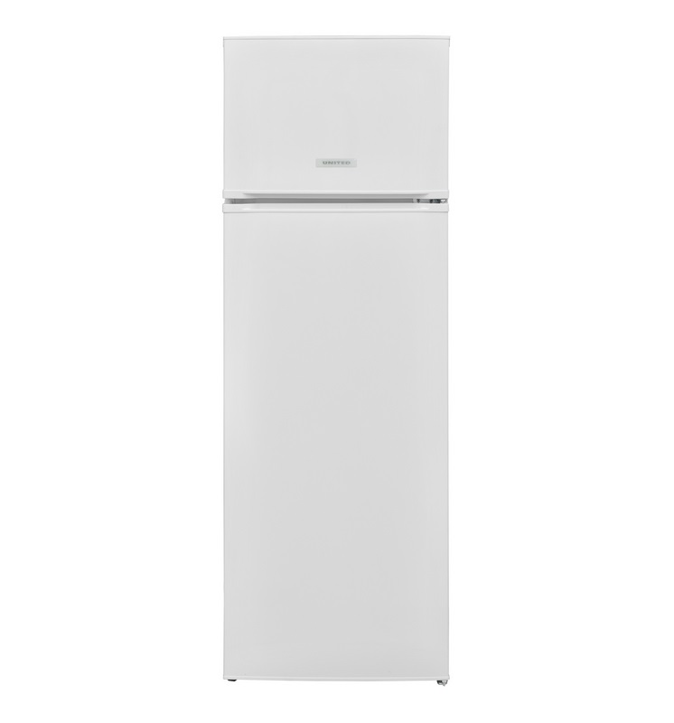 United Ψυγείο Δίπορτο UDW-5570E 243lt Υ160xΠ54xΒ57εκ. Λευκό