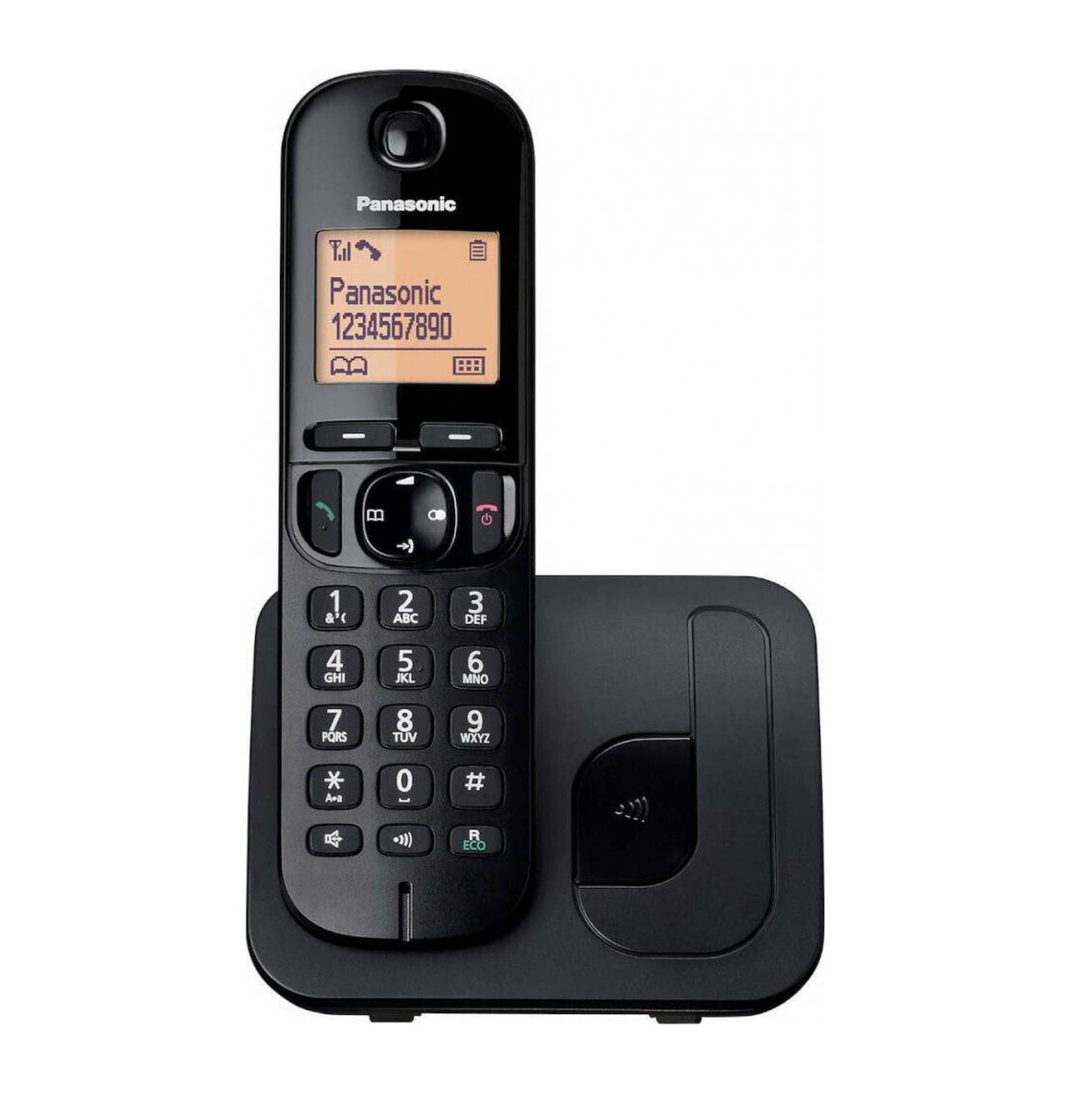 Panasonic Ασύρματο Τηλέφωνο KX-TGC250GRB με Aνοιχτή Aκρόαση Μαύρο