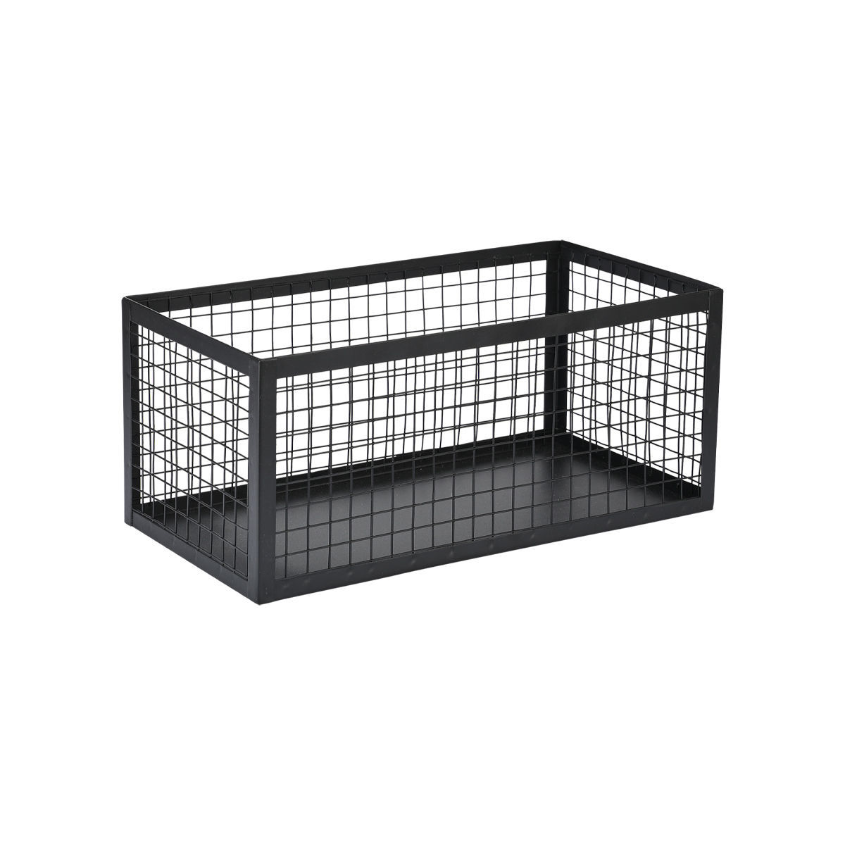 Estia Καλάθι αποθήκευσης & οργάνωσης CAGE μεταλλικο 23.5x15x11cm Μαύρο
