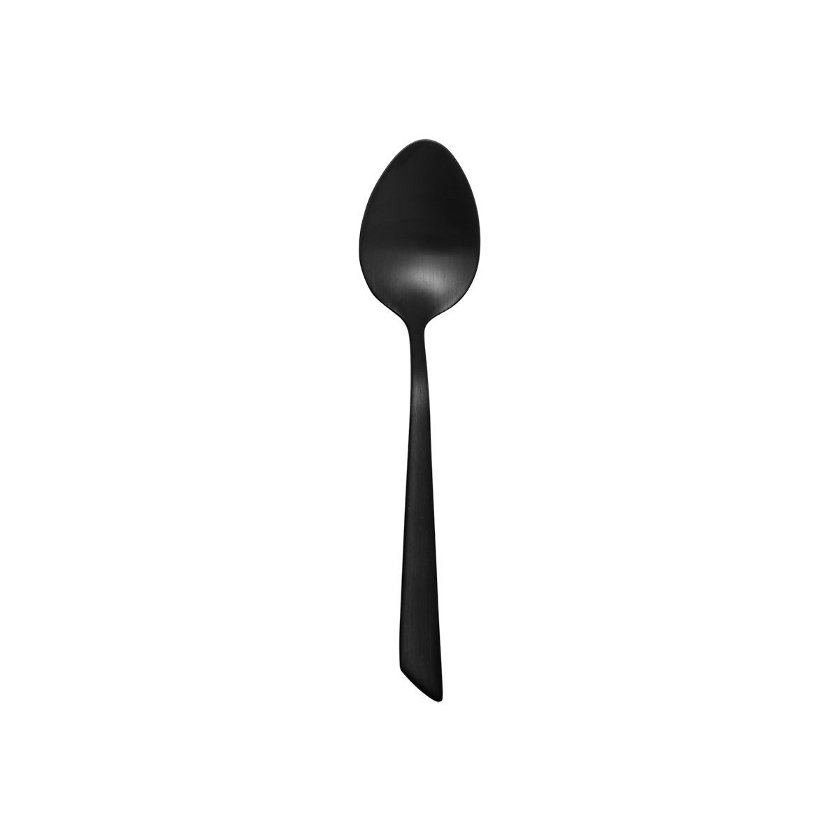 ESTIA ESTIA ΚΟΥΤΑΛΙ ΓΛΥΚΟΥ EDGE BLACK ΑΝΟΞΕΙΔΩΤΟ ΑΤΣΑΛΙ 18/0 ΜΑΥΡΟ MAT