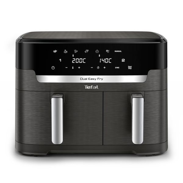  Φριτέζα Αέρος XXL Dual Easy Fry EY942HE0 με Διπλό Αποσπώμενο Κάδο 11lt Γκρι