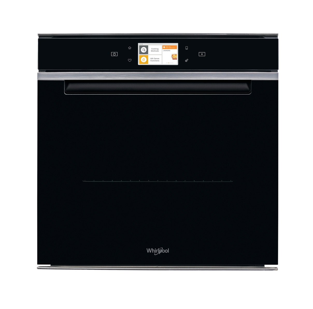 Whirlpool Εντοιχιζόμενος Φούρνος Ανω Πάγκου W11I OP1 4S2 H 73lt Μαύρος