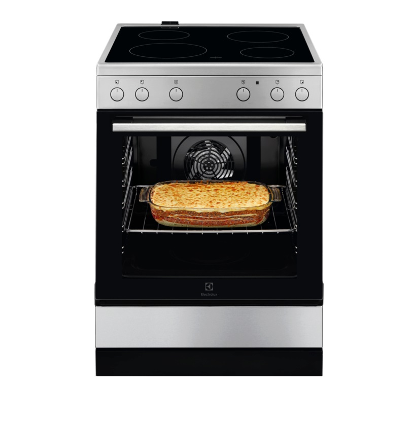 Electrolux Κεραμική Κουζίνα LKR62000BX Inox