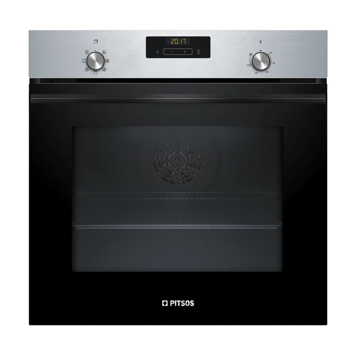 Pitsos Εντοιχιζόμενος Φούρνος Ανω Πάγκου PH20M41X3 71Lt Inox