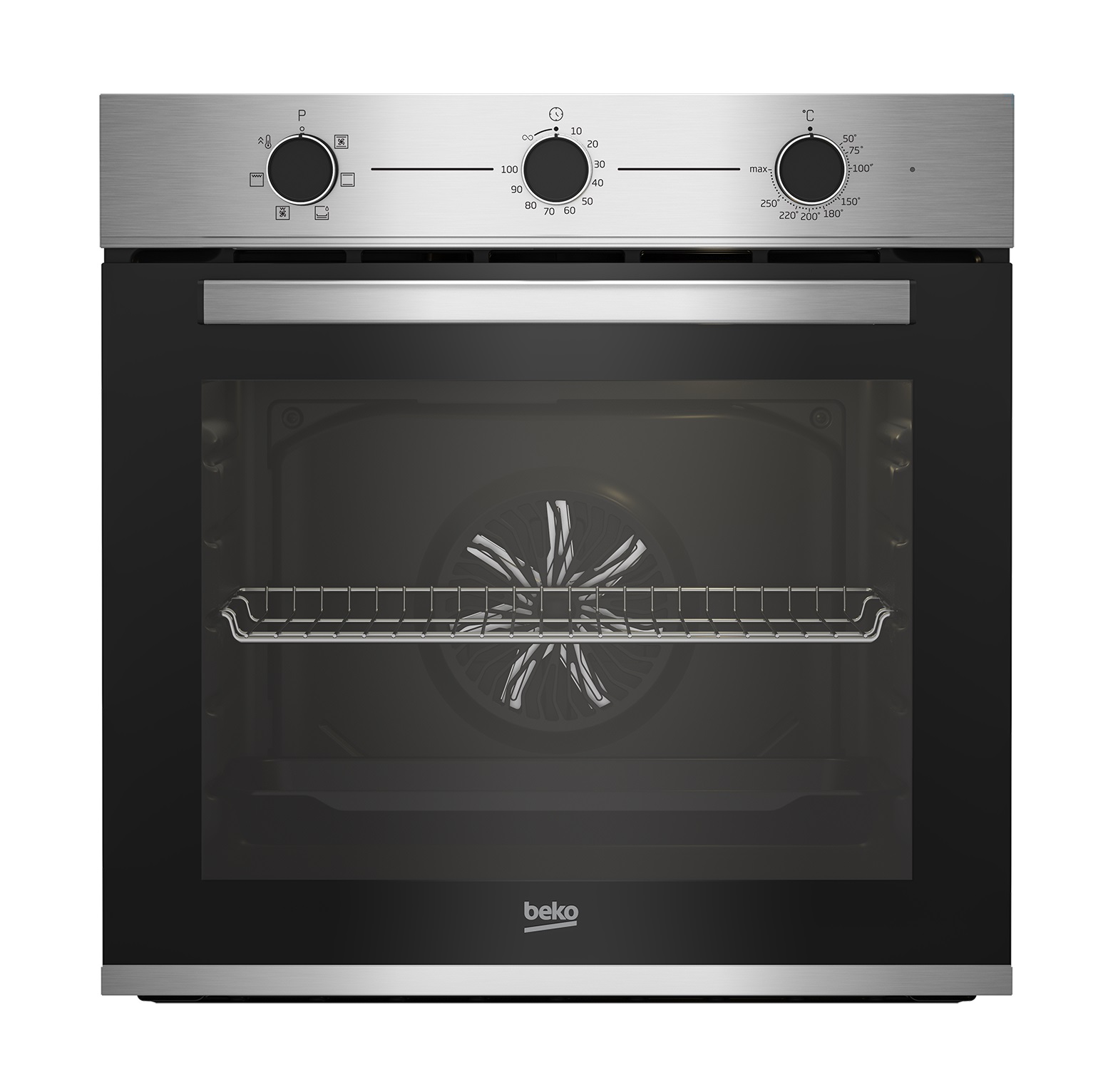 Beko Εντοιχιζόμενος Φούρνος Ανω Πάγκου BBIE12100XC 66Lt Inox