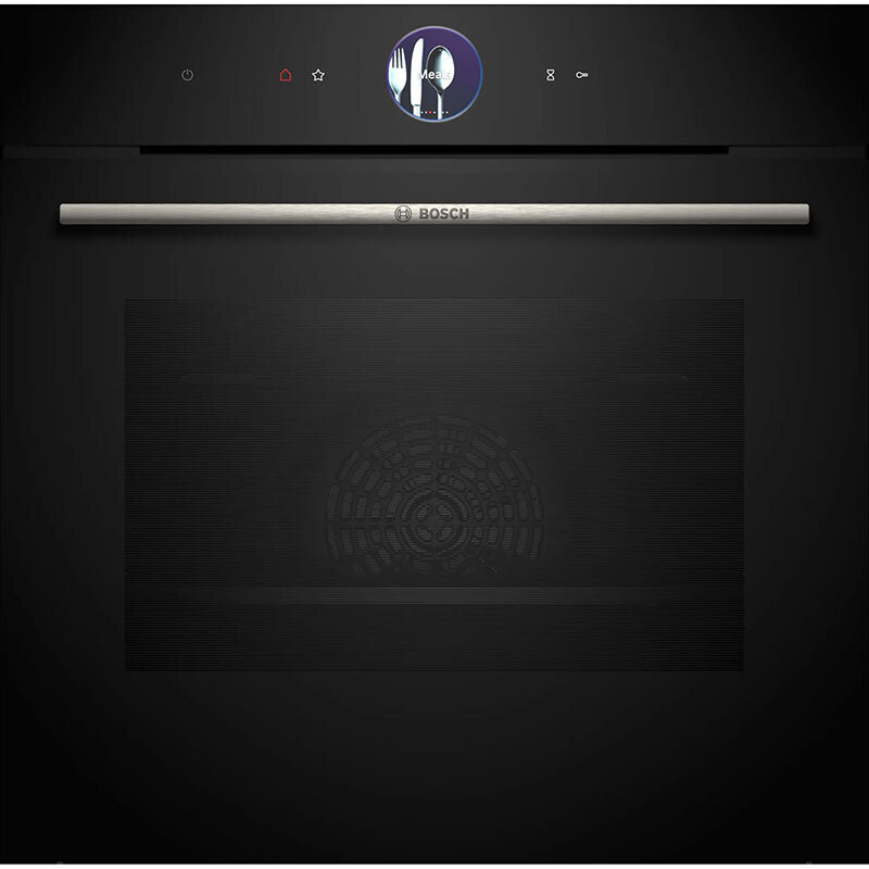 Bosch Εντοιχιζόμενος Φούρνος άνω Πάγκου HBG7363B1 71lt Μαύρος