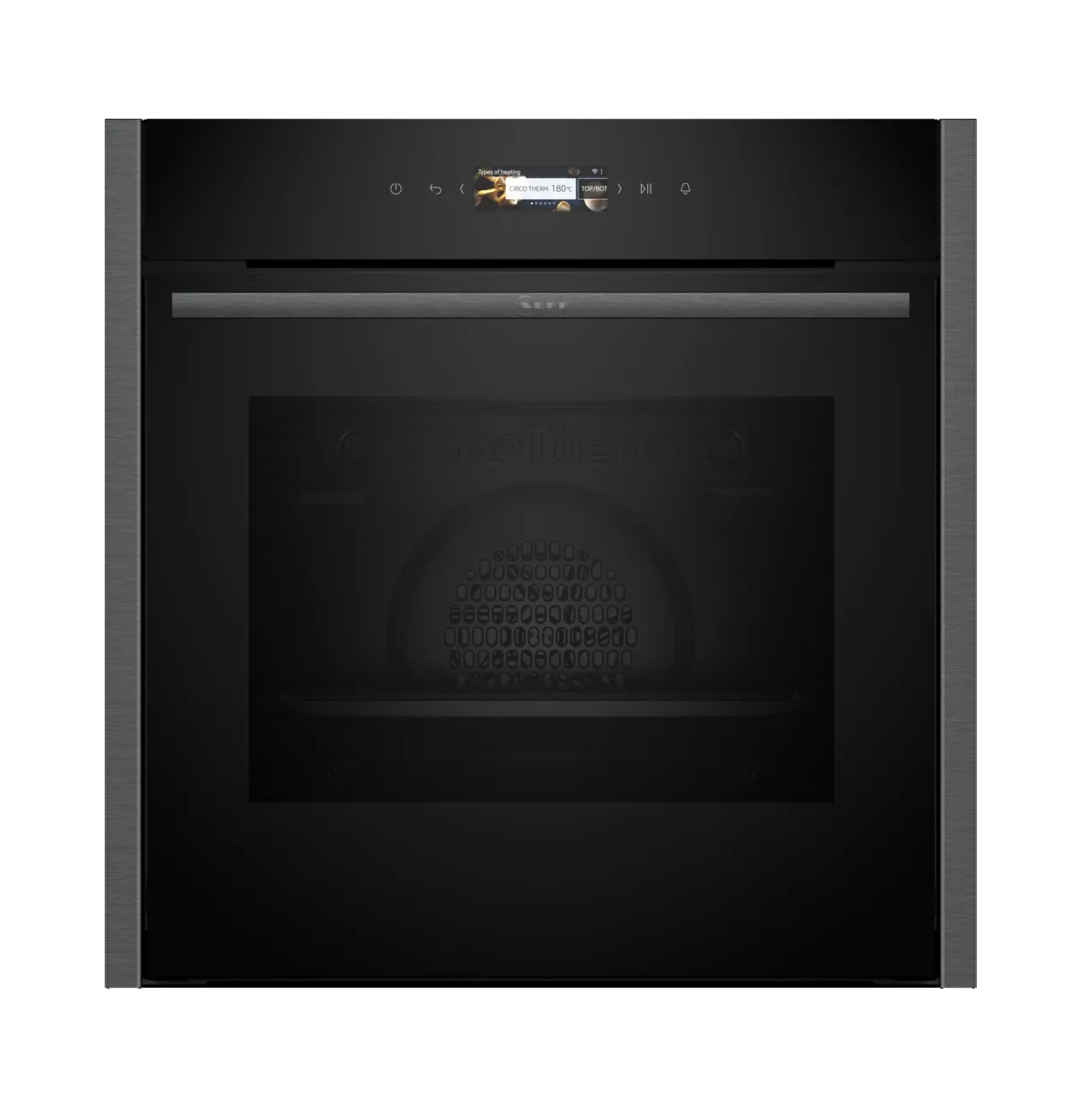 Neff Εντοιχιζόμενος Φούρνος Aνω Πάγκου B24CR71G0 71lt Graphite-Grey